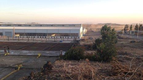 Development of a new industrial estate on the fringes of Addis Ababa