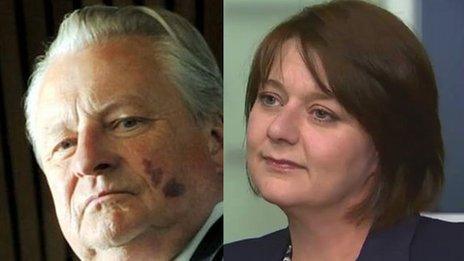 Dafydd Elis Thomas a Leanne Wood