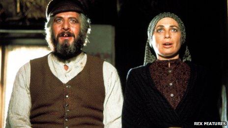 Topol and Norma Crane in Fiddler on the Roof