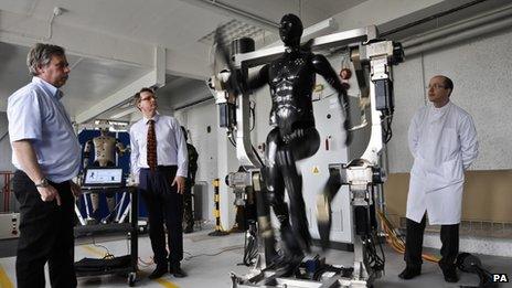 The Porton Man robot mannequin
