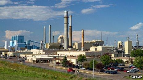 Great Plains Synfuels plant in US