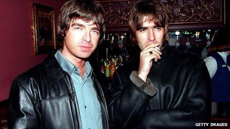 Oasis brothers Noel and Liam Gallagher