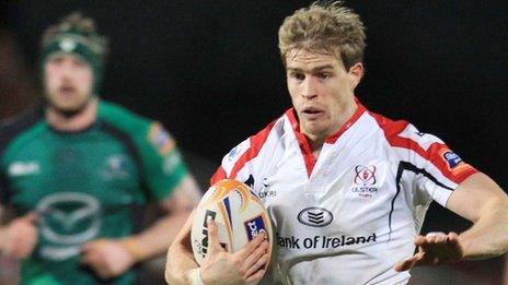 Andrew Trimble scored three tries for Ulster against Connacht