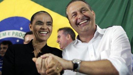 Marina Silva and Eduardo Campos