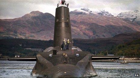 HMS Vanguard air Linne Chluaidh