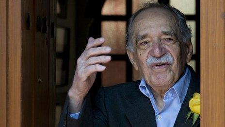 Gabriel Garcia Marquez in Mexico City, on March 6, 2014.
