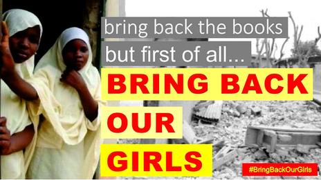 Campaign poster for #BringBackOurGirls