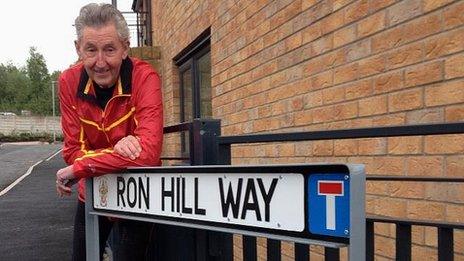 Ron Hill on Ron Hill Way