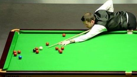 Mark Selby at the Crucible
