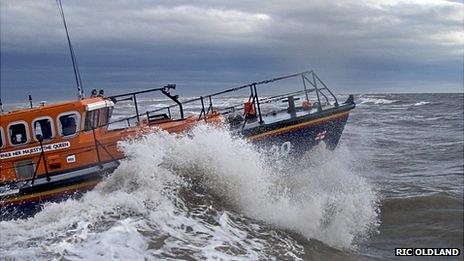 Hypothermic sea scooter riders rescued from Ribble estuary - BBC News