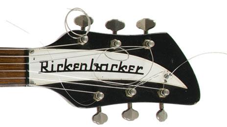 George Harrisons black-and-white 1962 Rickenbacker 425 electric guitar