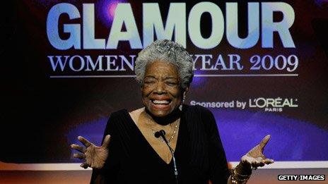 Maya Angelou at the 2009 Women of the Year Awards hosted by Glamour Magazine in New York