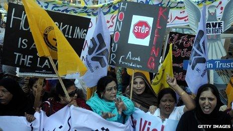 Honour killing protest