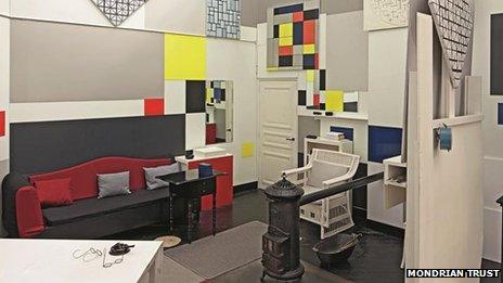 Mondrian's studio