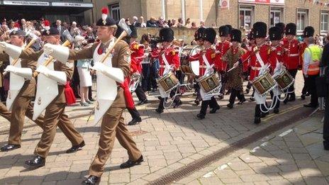 The Royal Regiment of Fusiliers in Warwick