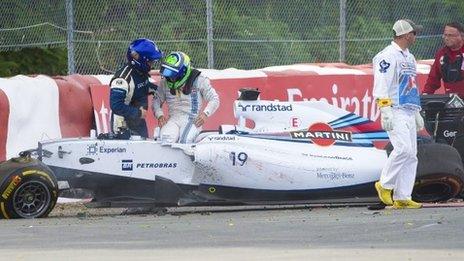 Williams driver Felipe Massa