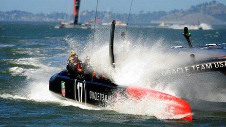 Oracle Team USA in 2013 Americas Cup