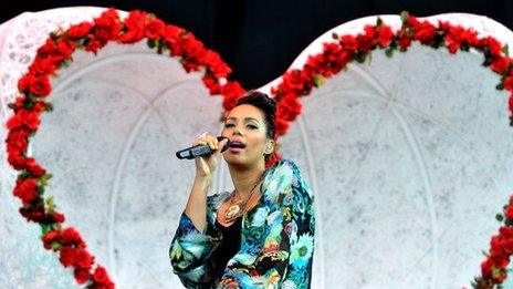 Leona Lewis performing