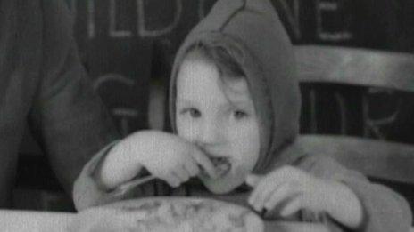 Archive of child eating