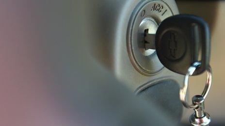 GM ignition key
