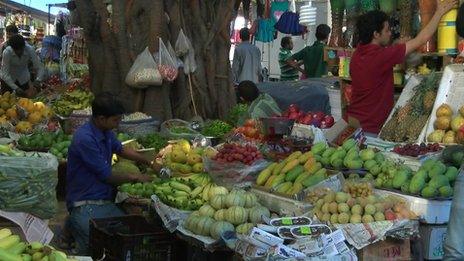 Delhi market