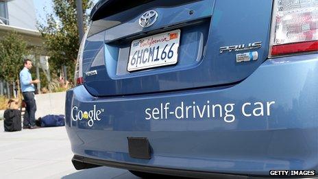 A Google driverless car