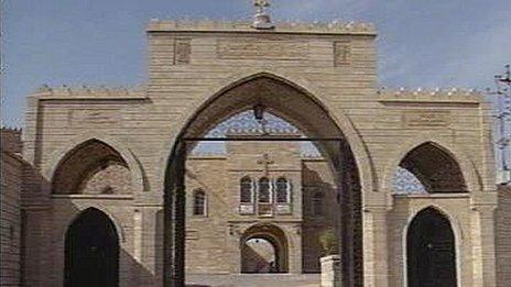 Mar Behnam monastery near Mosul, Iraq