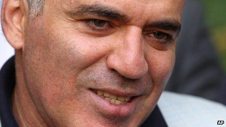 Russia has previously blocked sites belonging to opponents of Vladimir Putin, such as Garry Kasparov