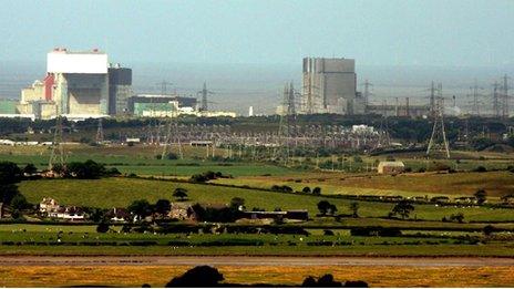 Heysham nuclear power stations