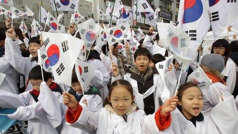 South Korea Independence Day celebration