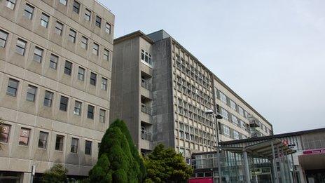Tower Block at the Royal Cornwall Hospital