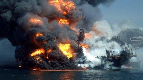 BP oil spill explosion