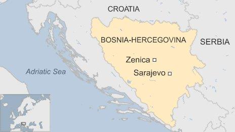Bosnia-Hercegovina locator map (created 5 September 2014)