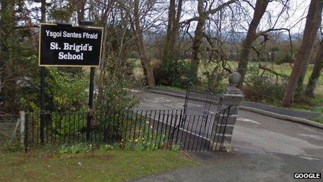 Entrance to St Brigid's school