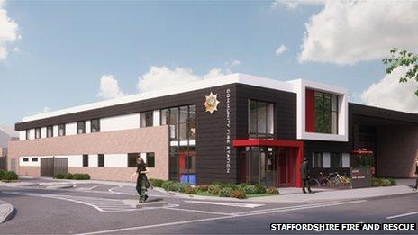 Burton on Trent fire station Work begins on 3.8m rebuild BBC News