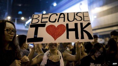 Hong Kong protestors