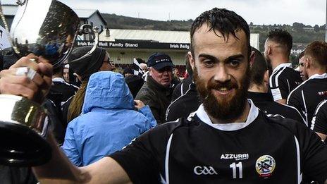 Kilcoo's Conor Laverty was named man of the match
