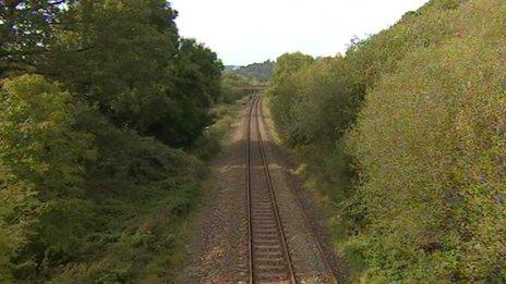 Track near Seaton Junction
