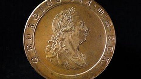 Boulton's Cartwheel coin