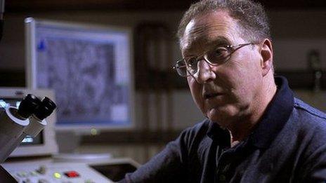 BBC undated handout video grab of Professor Geoffrey Raisman