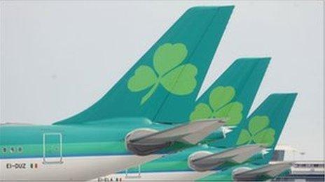 Aer Lingus tail fins