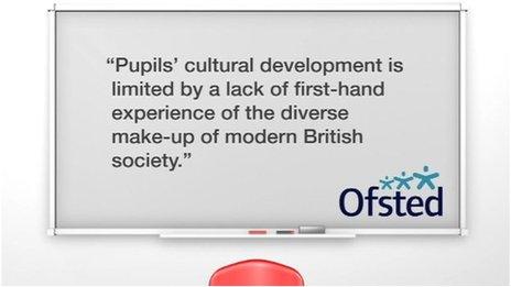 Quote from Ofsted report
