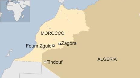Prosperi started near Foum Zguid and was found in Tindouf 300km from the finishing line in Zagora - the Marathon des sables route changes every year