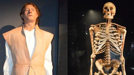 The skeleton and reconstruction of an archer found onboard the Mary Rose