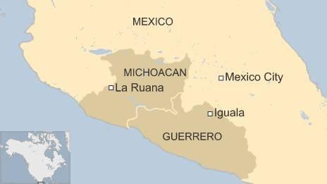 Map of Mexico