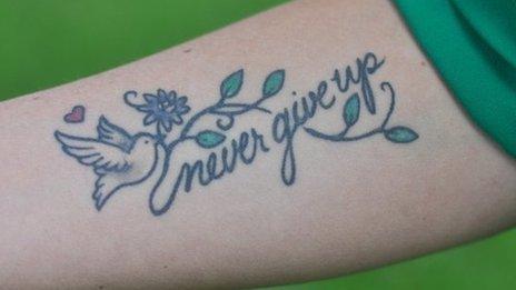 Hollie Toups's tattoo