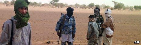 Islamist fighters in northern Mali - August 2012
