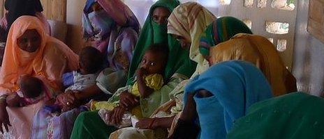Mothers at the Embaderho health clinic outside Asmara