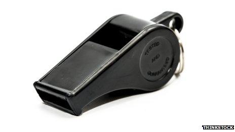 a whistle