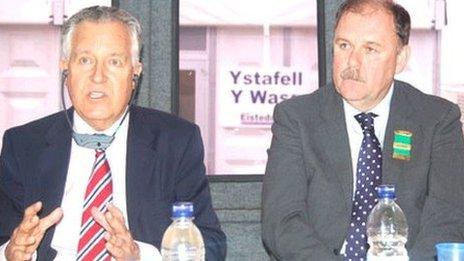Peter Hain ac Elfyn Llwyd